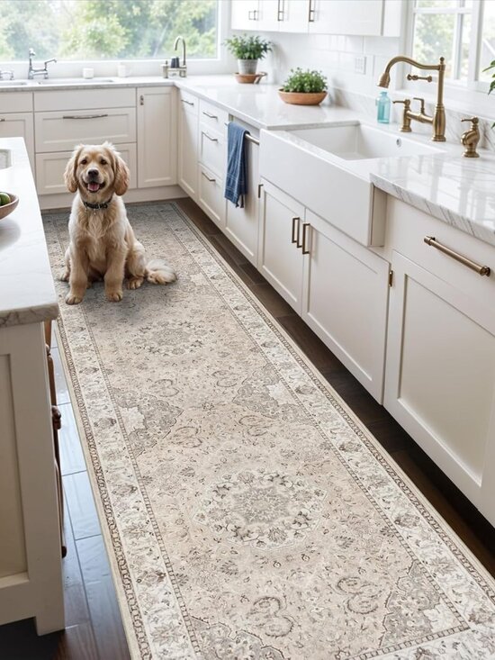 Other - Hallway Washable Runner Rug - 2x10 Kitchen Rugs Entryway Rug Runner Vintage Soft